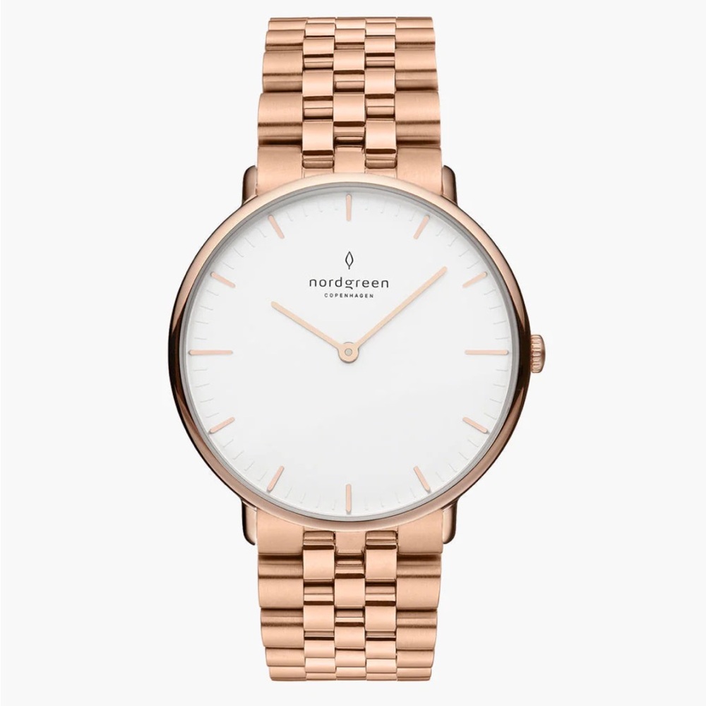 Nordgreen Native Rose Gold Watch 28mm